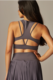 SET DEPORTIVO TOP Y FALDA TARO GRAY